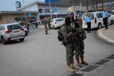 זירת הפיגוע, הבוקר