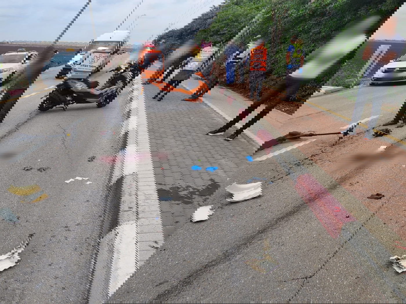 נהג משאית פגע בנער בן 13 על קורקינט ופצע אותו קשה