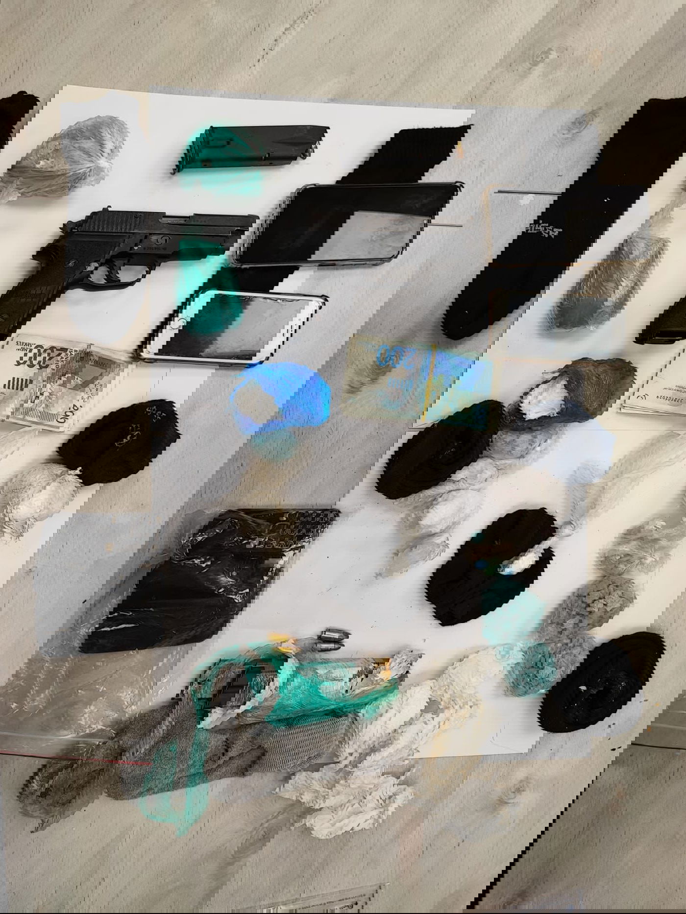 הכלב התעקש והנשק נתפס בתוך משקוף המעלית