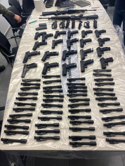 כלי הנשק שנתפסו