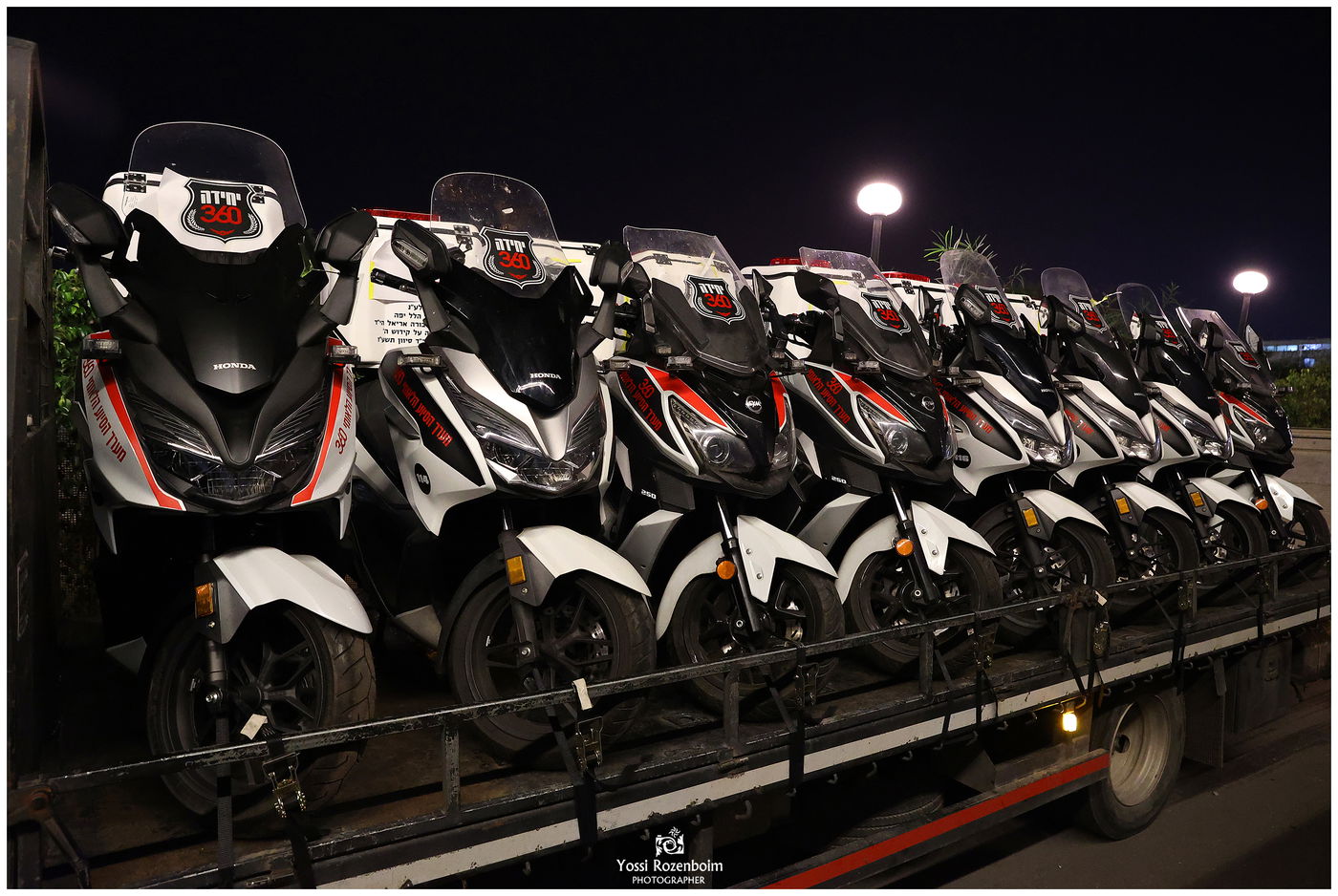 חלק מהכלים החדשים של יחידת 360, שהוצגו באירוע