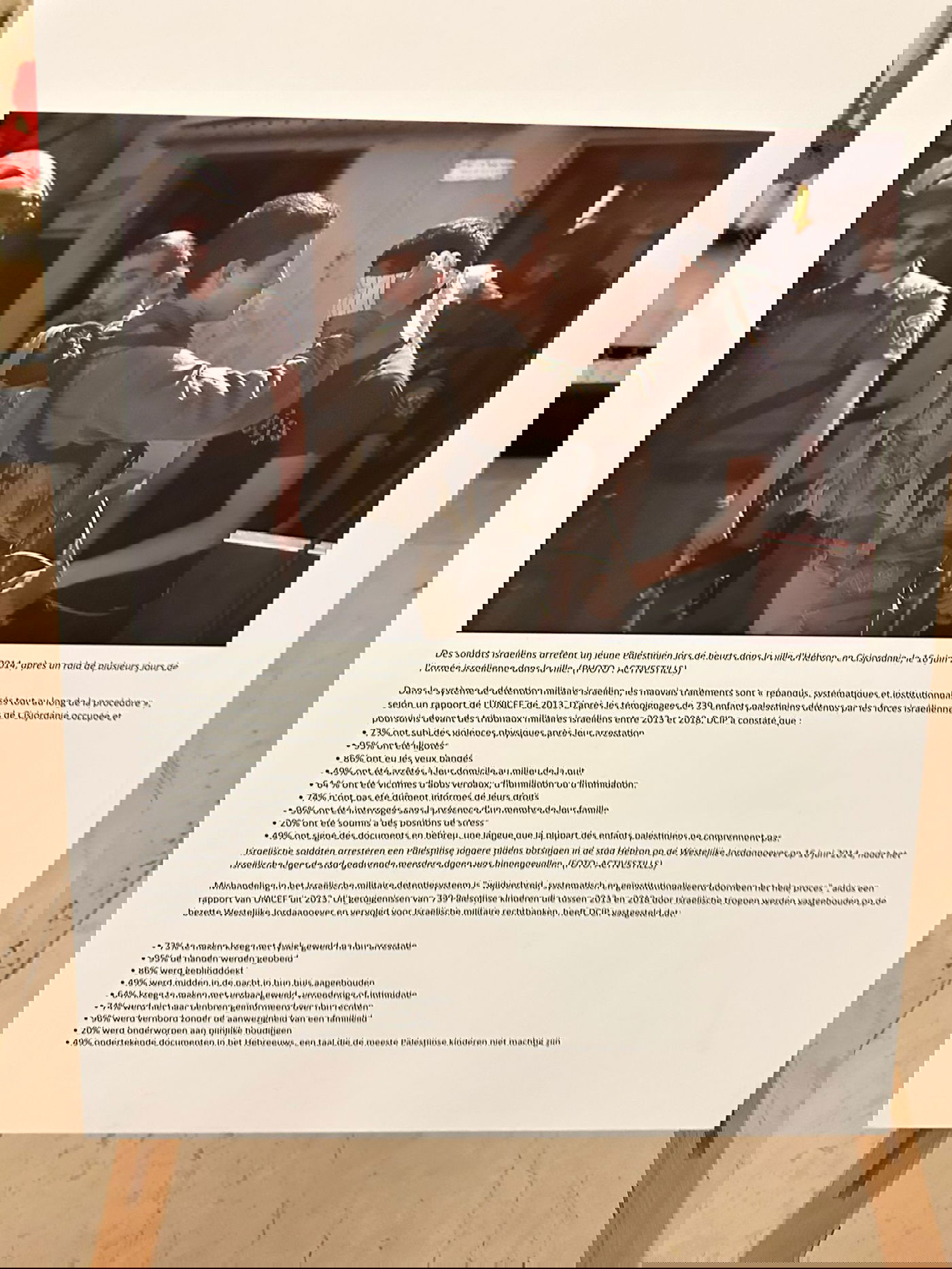 הפרלמנט הבלגי פרסם תערוכה של מחבלים קטינים וטענו כי מדובר ב"מעצר שווא של ילדים"