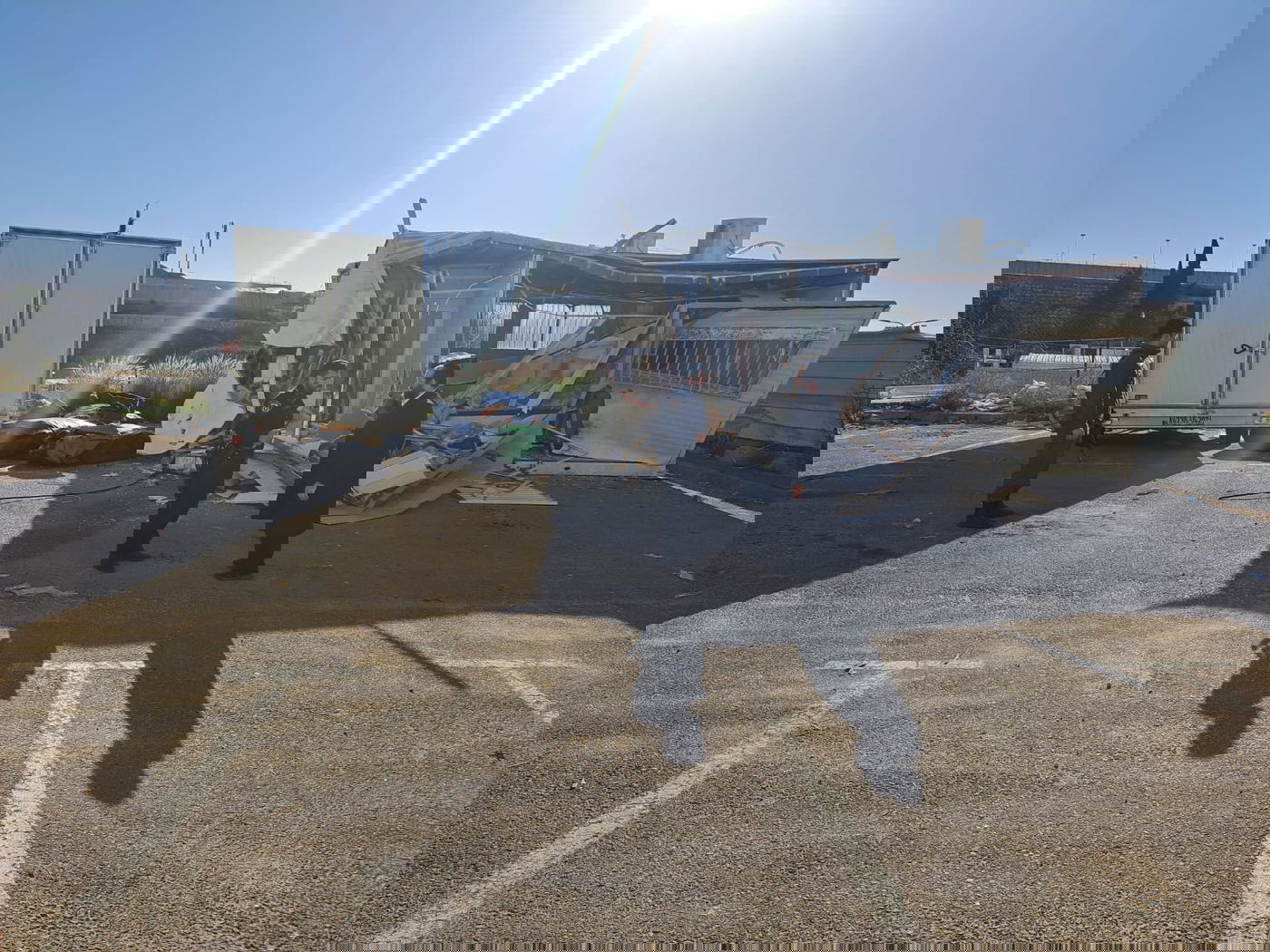 בית המדרש הזמני במודיעין עילית  נהרס וחולל