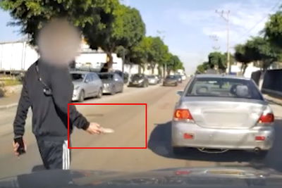 האלימות בכבישים נמשכת: איים על נהגת עם סכין ונעצר