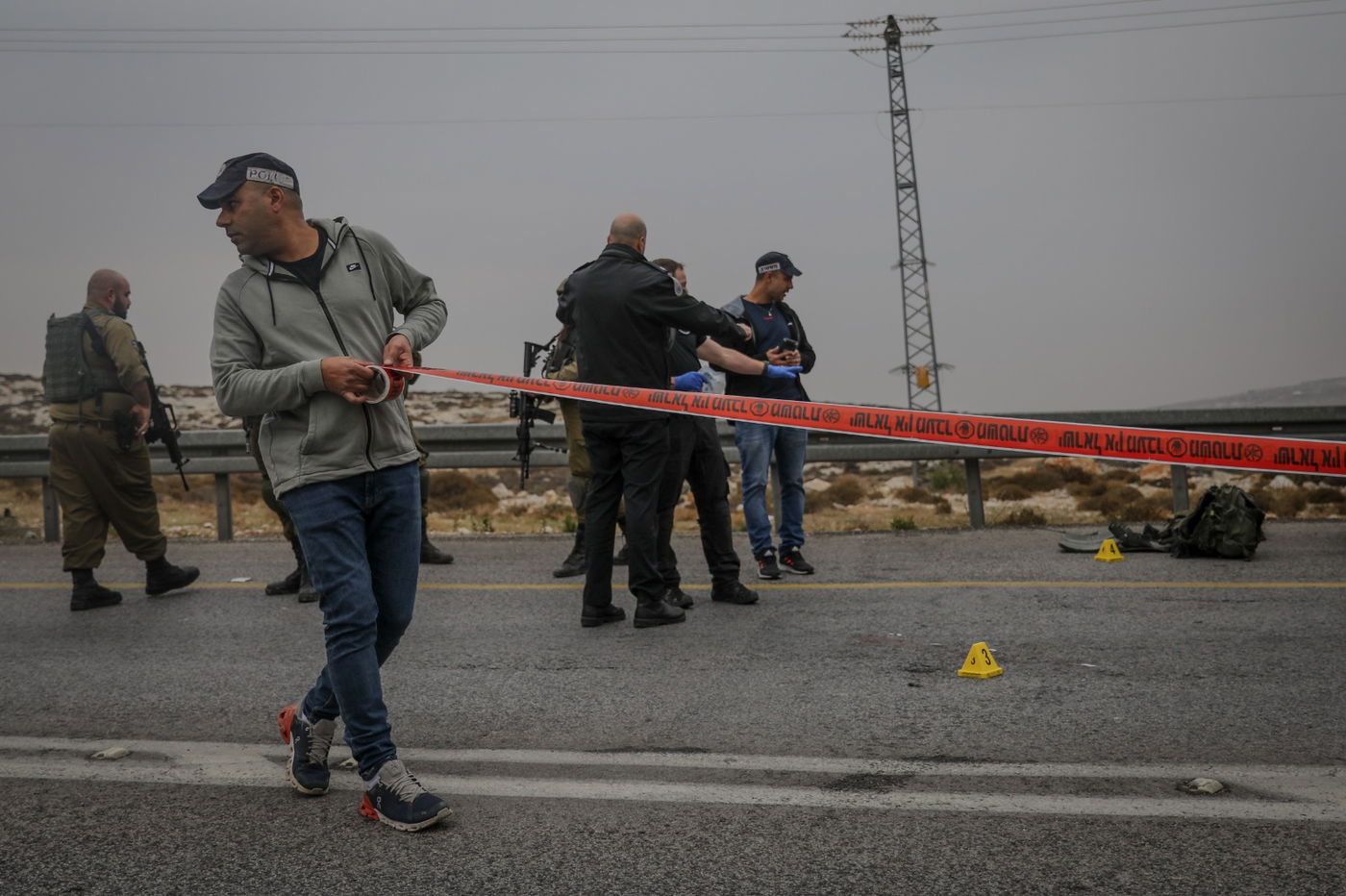 צפו בזירת חיסול המחבל מפיגוע הדריסה  סמוך לכוכב יעקב