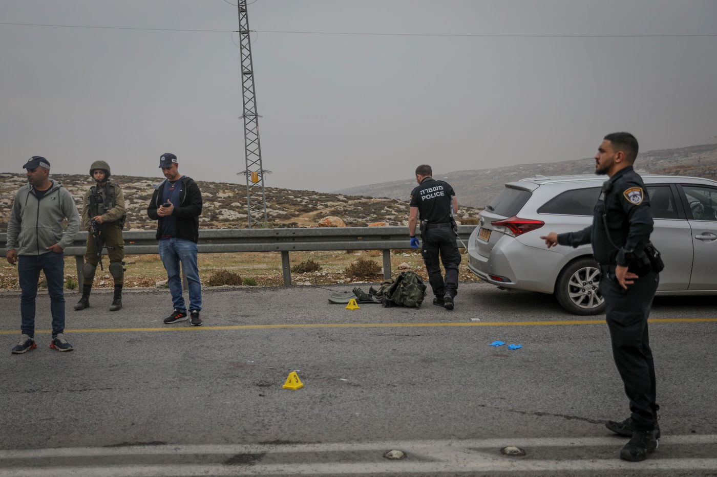 צפו בזירת חיסול המחבל מפיגוע הדריסה  סמוך לכוכב יעקב