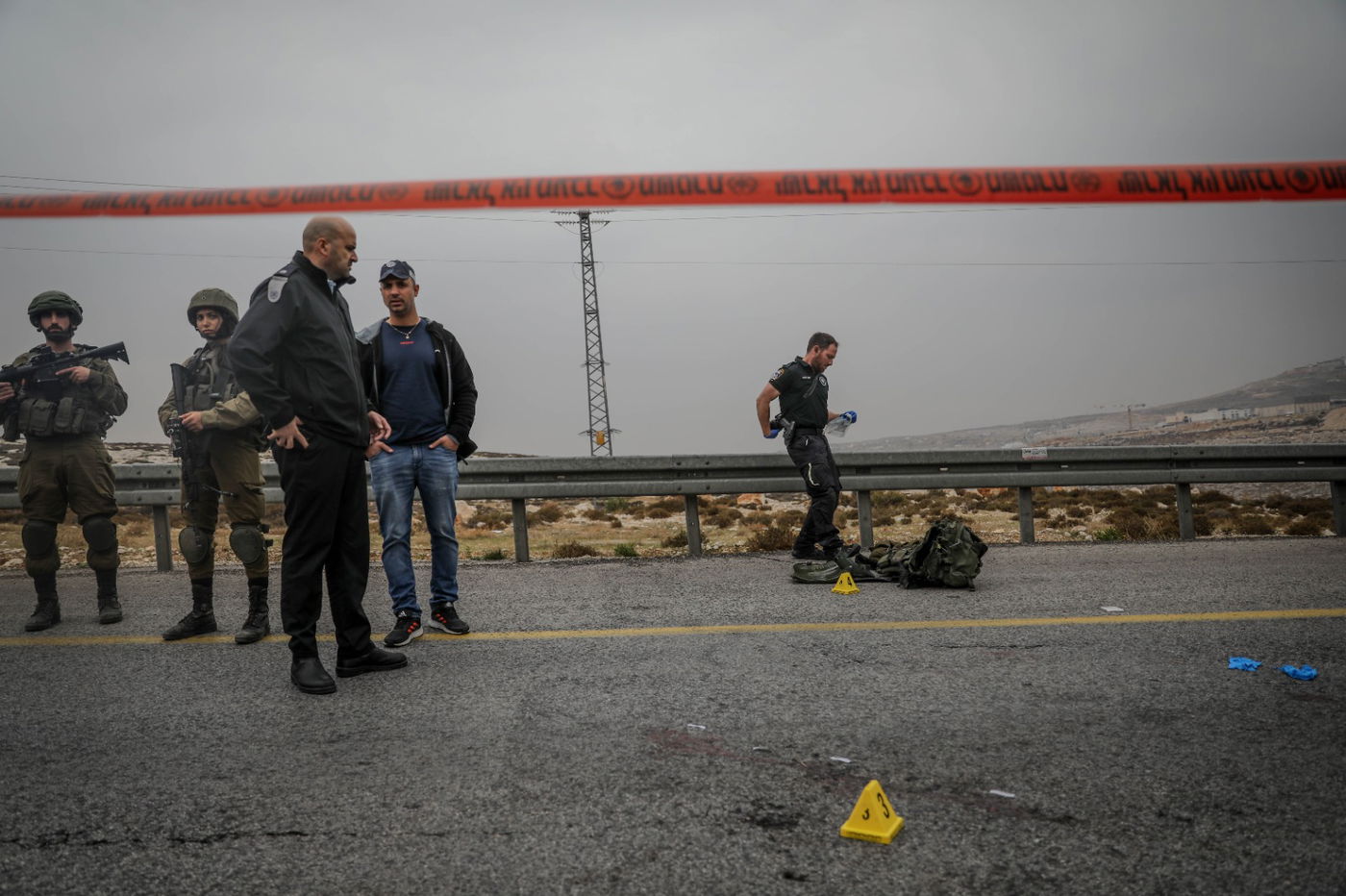 צפו בזירת חיסול המחבל מפיגוע הדריסה  סמוך לכוכב יעקב