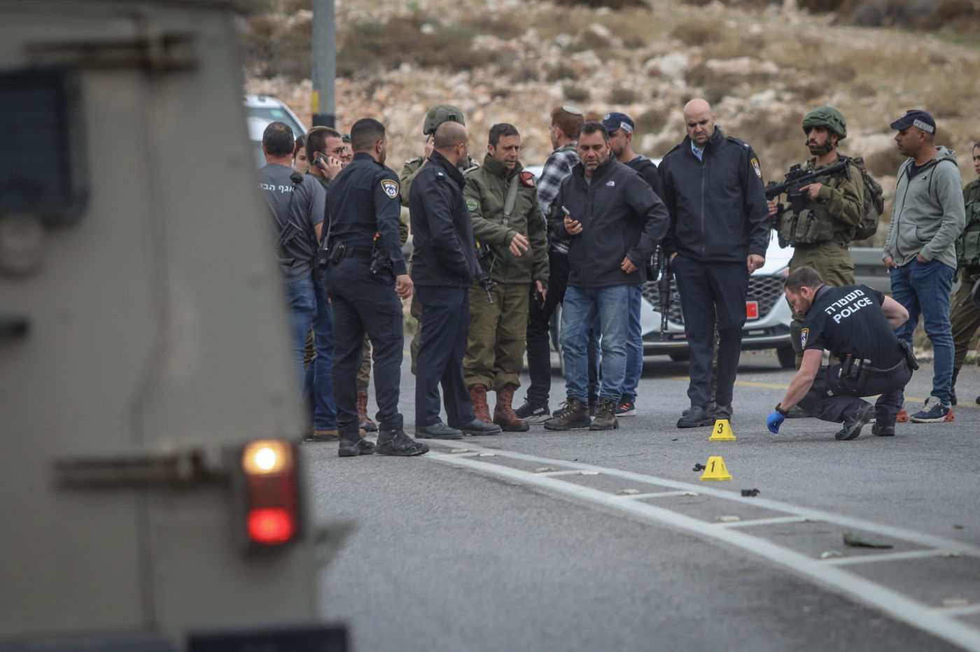 צפו בזירת חיסול המחבל מפיגוע הדריסה  סמוך לכוכב יעקב