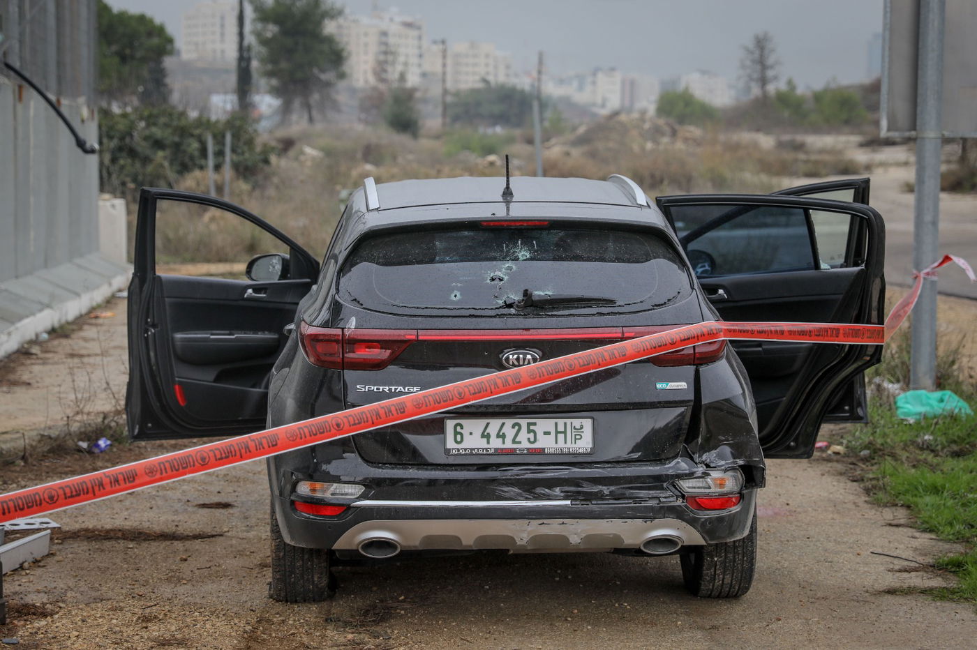 צפו בזירת חיסול המחבל מפיגוע הדריסה  סמוך לכוכב יעקב