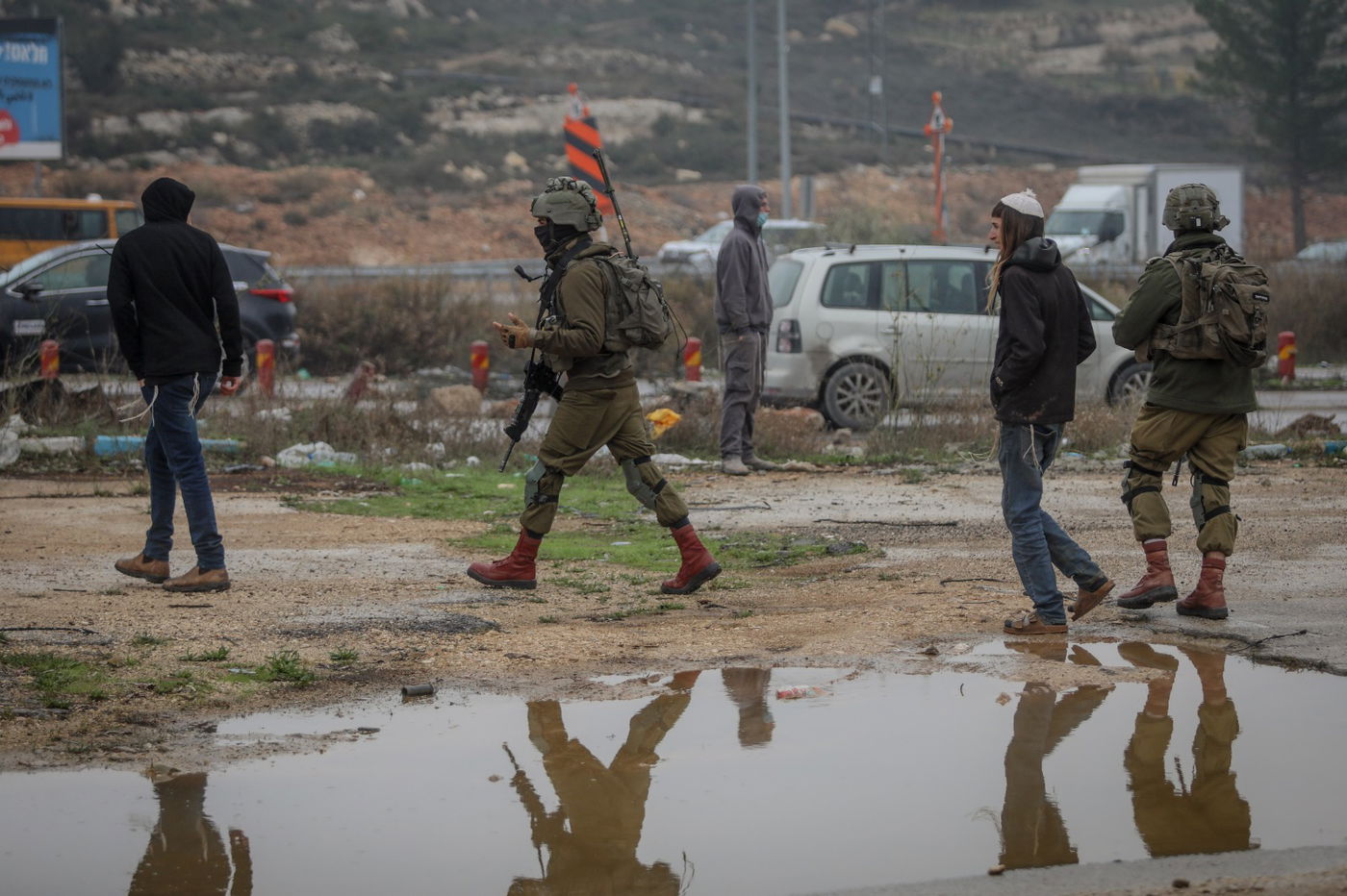 צפו בזירת חיסול המחבל מפיגוע הדריסה  סמוך לכוכב יעקב