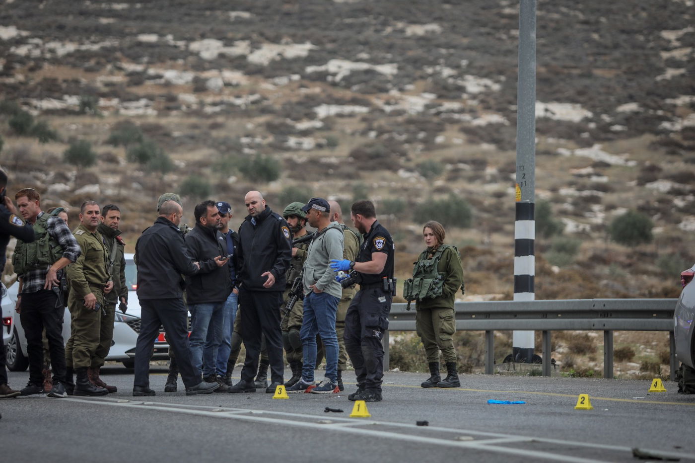 צפו בזירת חיסול המחבל מפיגוע הדריסה  סמוך לכוכב יעקב