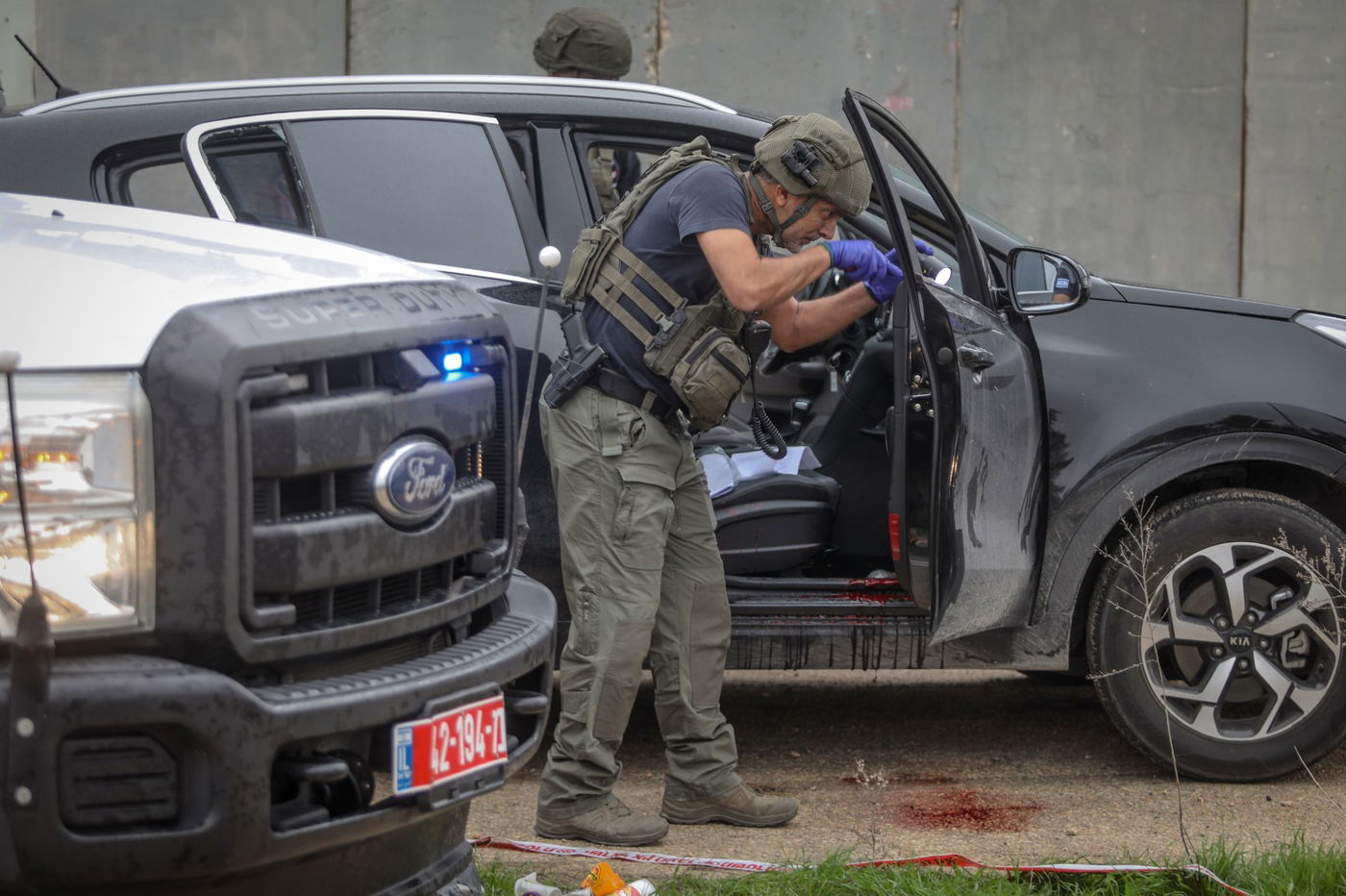 צפו בזירת חיסול המחבל מפיגוע הדריסה  סמוך לכוכב יעקב
