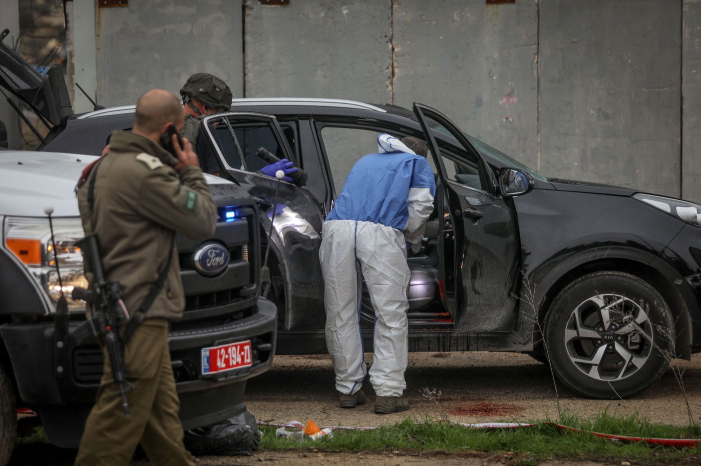 צפו בזירת חיסול המחבל מפיגוע הדריסה  סמוך לכוכב יעקב