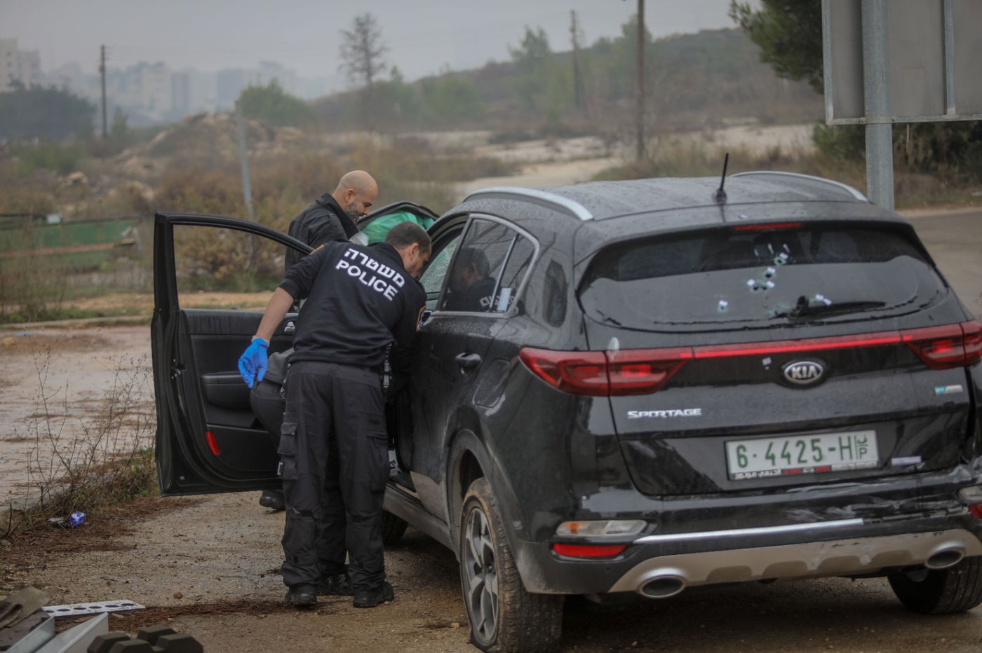 צפו בזירת חיסול המחבל מפיגוע הדריסה  סמוך לכוכב יעקב