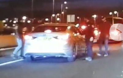 המשטרה פשטה על שיירה של חסידי 'שובו בנים'; תיעוד