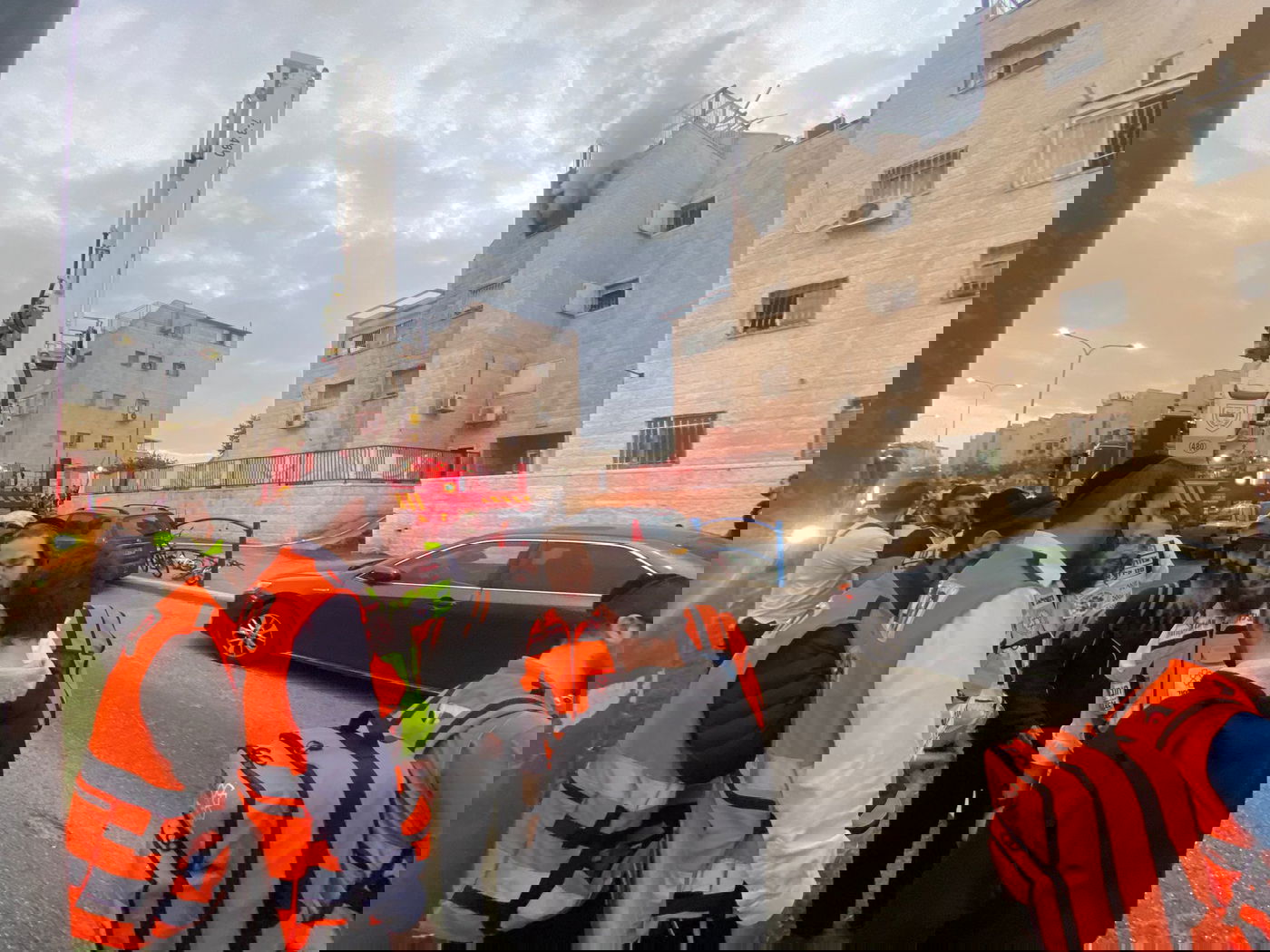 זירת השריפה