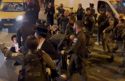 פרשים ועימותים בירושלים: "מחאת הרכבת" חריגה בהיקפה