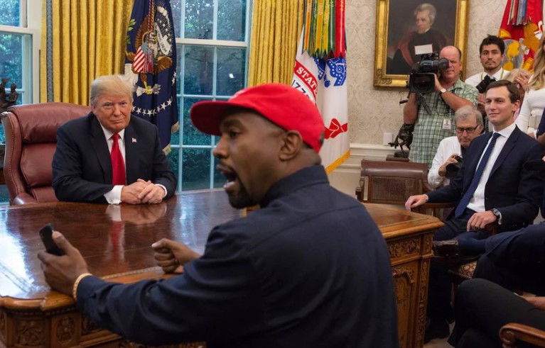 ווסט מתארח אצל טראמפ בבית הלבן, אריכיון