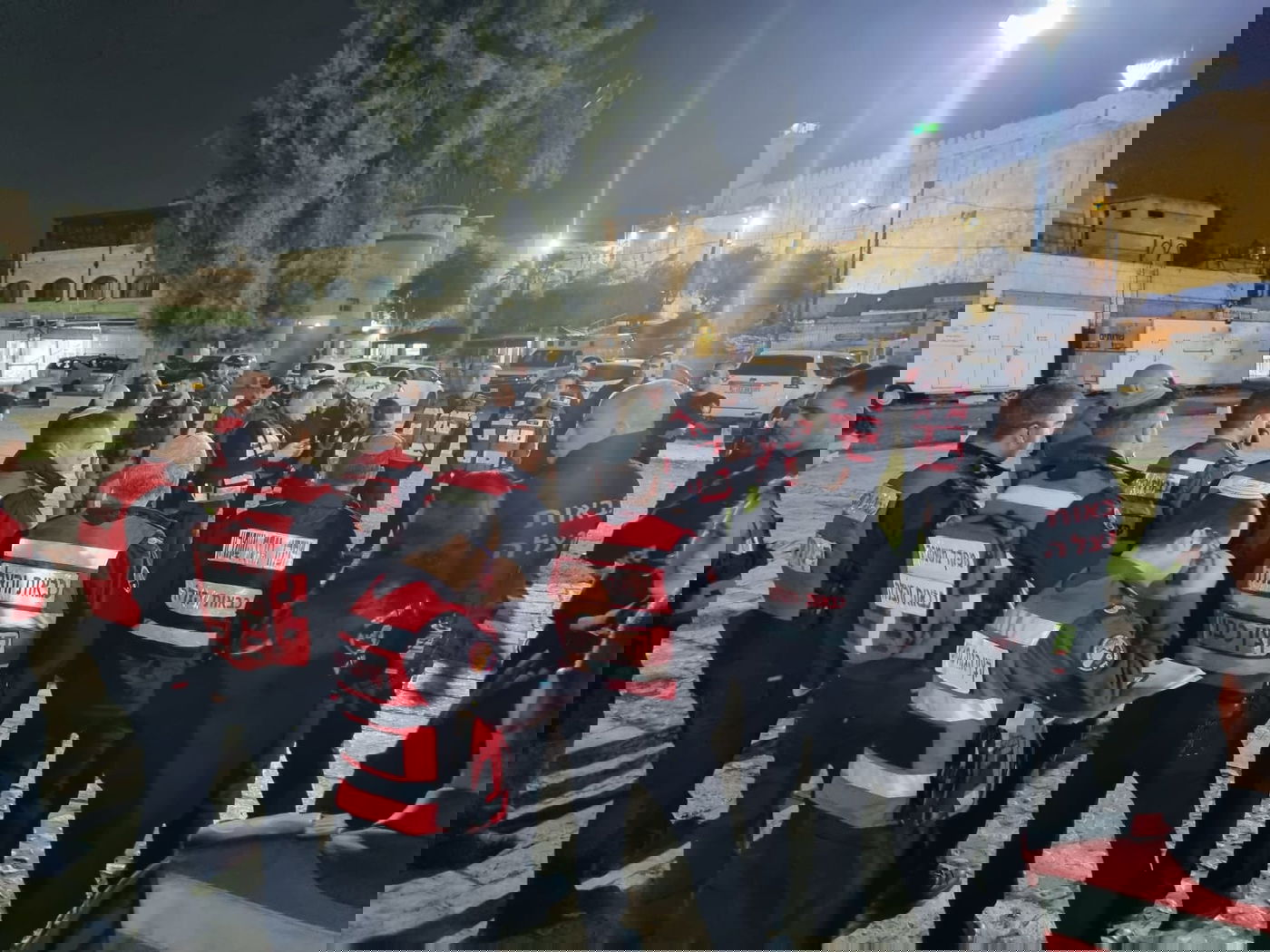 לראשונה: לוחמי האש ערכו תרגיל במערת המכפלה | צפו