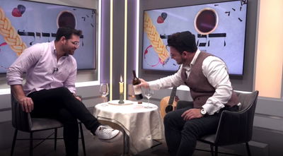 המנטליסט הבין לאומי מיכאל סיימון לצד זלמן שטוב