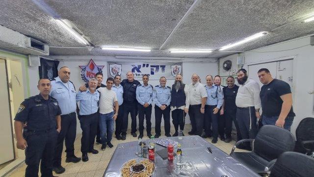 סיור סגל הפיקוד של משטרת ב"ב בזק"א ת"א