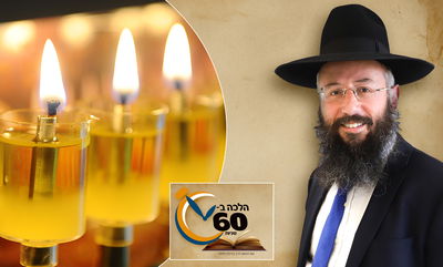 הנהגה חשובה: להוסיף מעט מים בשמן של החנוכיה • צפו