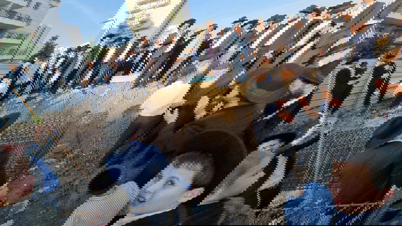 טקס הנחת אבן פינה לקמפוס המפואר של קהילת 'הפלג' בלוד