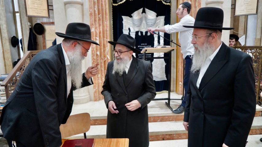 ה'חוזר' הסעיר את הישיבה בכפר חב"ד בשיעור כללי • תיעוד