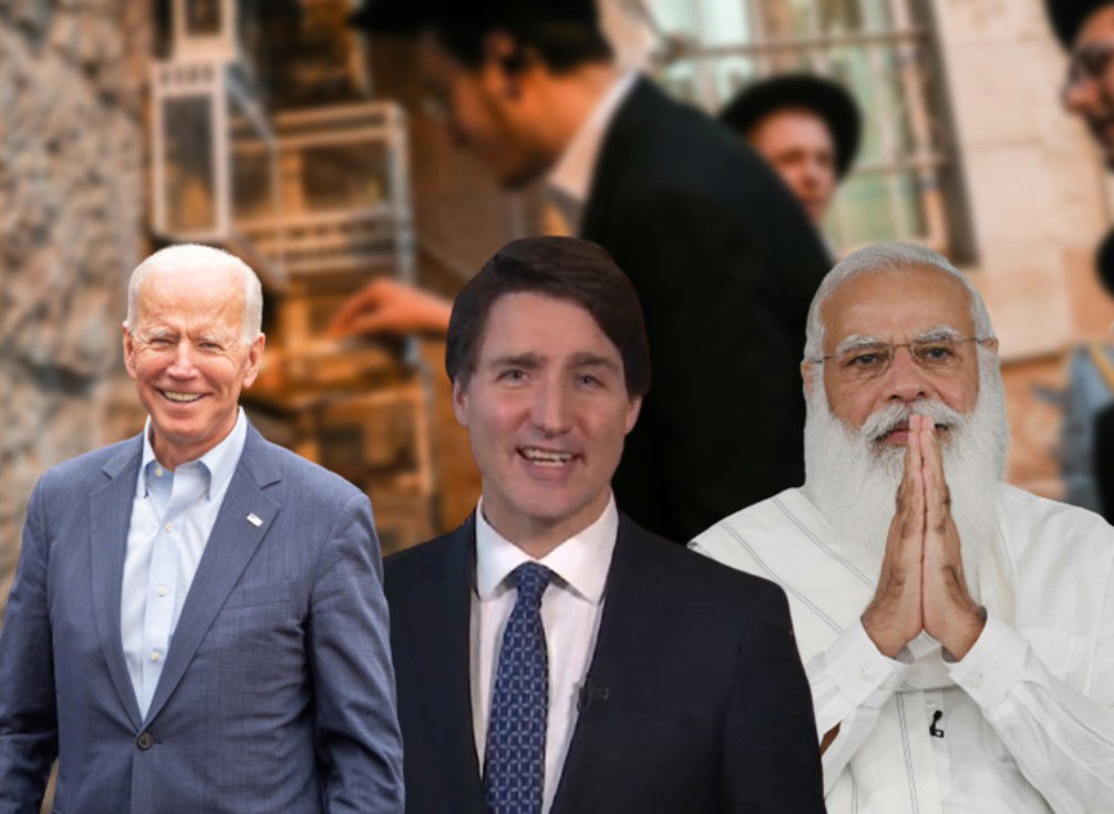 ראש ממשלת הודו ברך בעברית: כך בעולם ברכו לרגל החנוכה