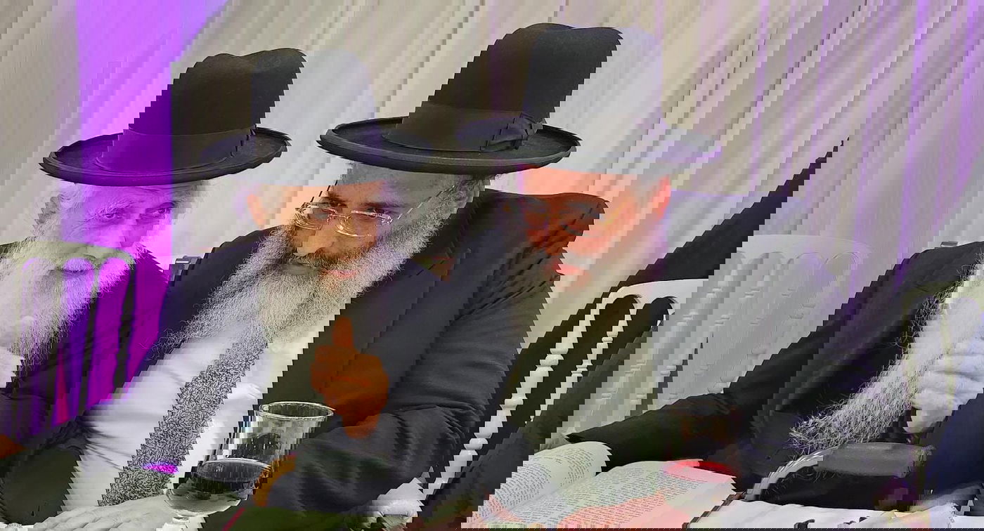 תיעוד: חתונת נכדם של הגר"י כהן והגר"ש בן שלמה