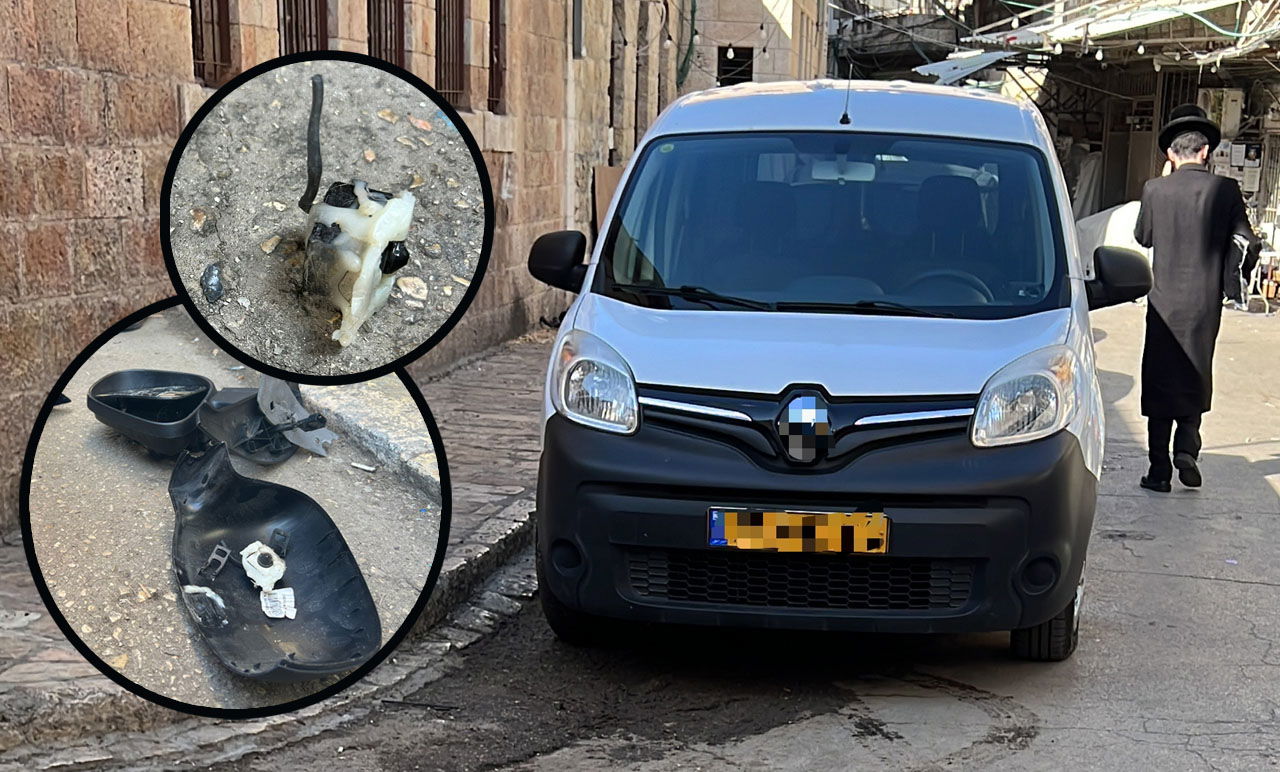 הרכב והמצלמה שהתגלתה