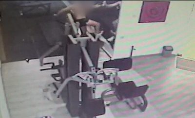 תקף את שכנו בחדר כושר בגלל... "עוצמת המוזיקה" | תיעוד