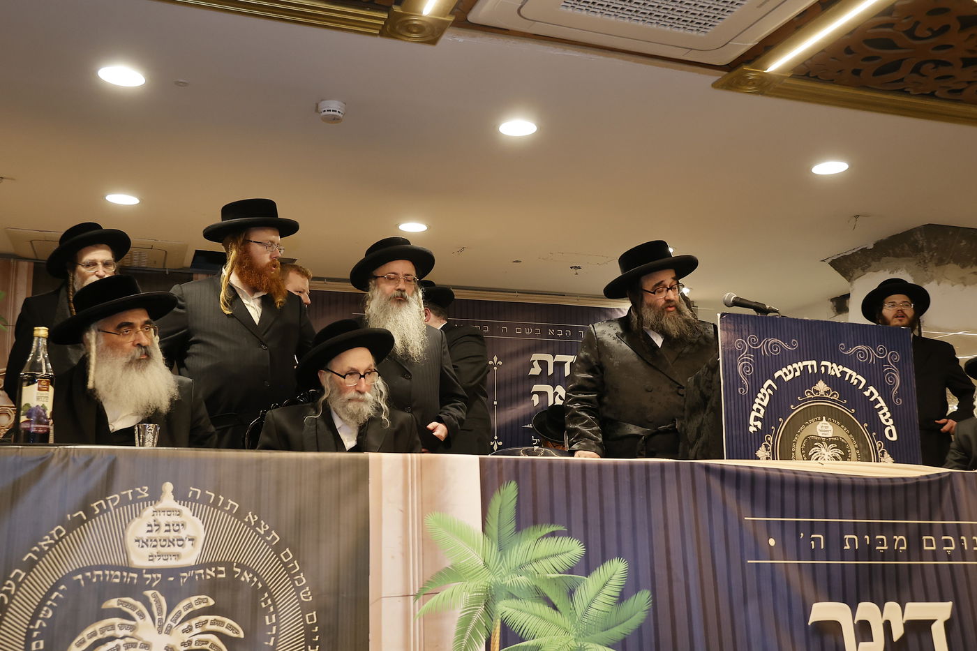 בראשות האב"ד: בסאטמר הניחו אבן פינה לבית ספר חדש