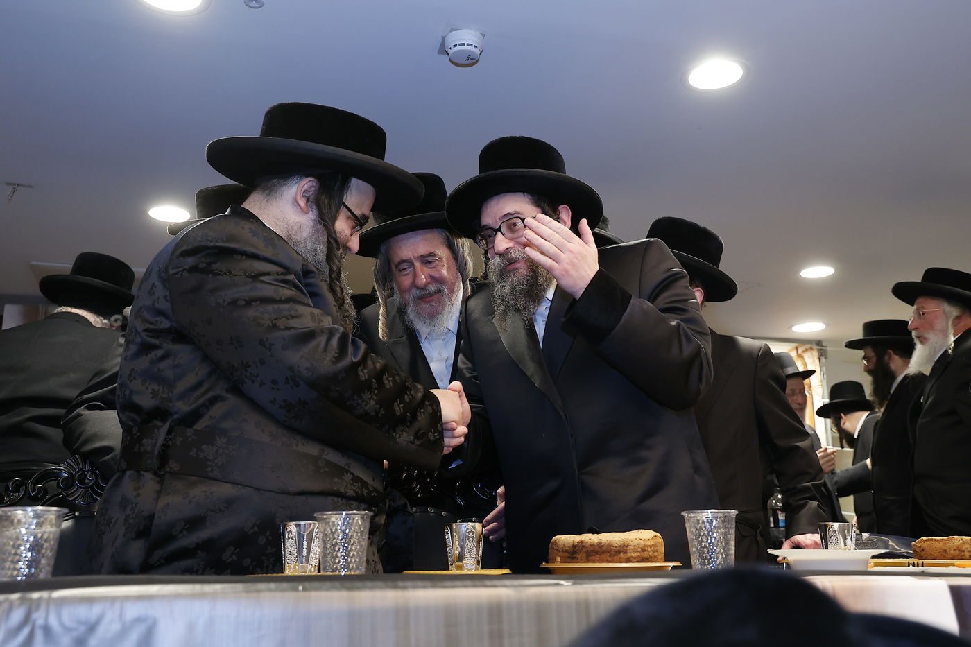 בראשות האב"ד: בסאטמר הניחו אבן פינה לבית ספר חדש