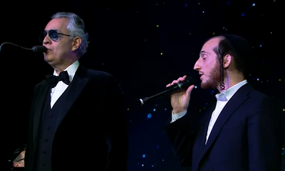 הכוכב החסידי הבינלאומי והטנור העולמי בדואט מרגש: Fall On Me