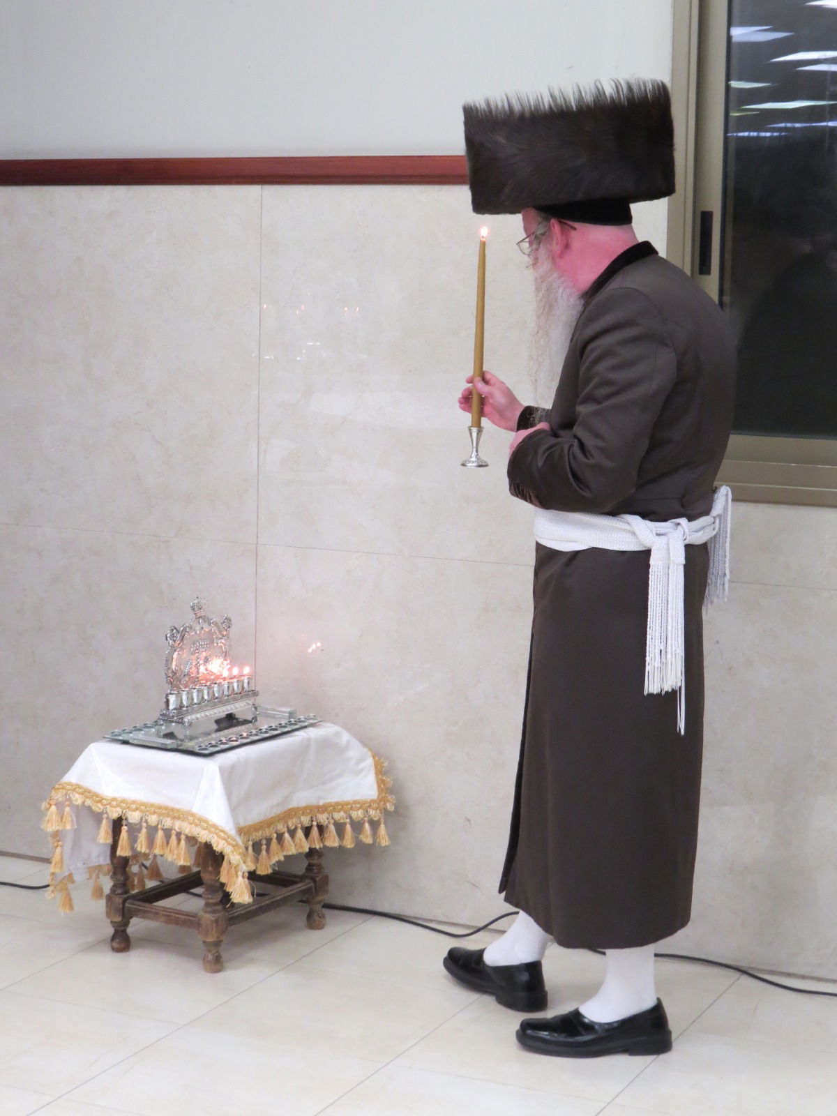 הדלקת נר חנוכה ויום ההצלה בקרעטשניף קרית גת