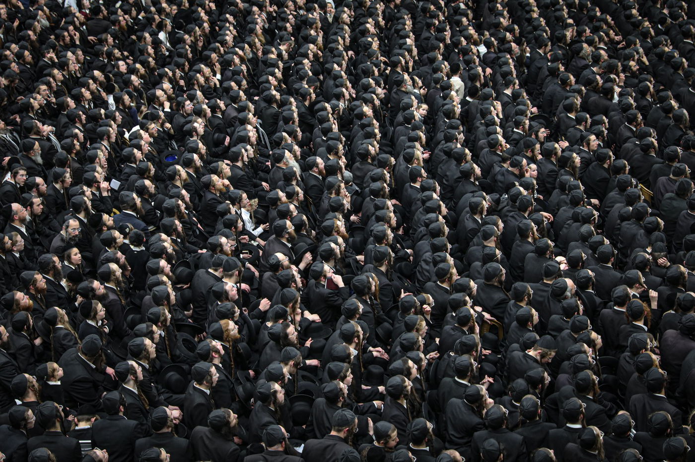 תיעוד עוצמתי: 'זאת חנוכה' בחצר חסידות גור בירושלים