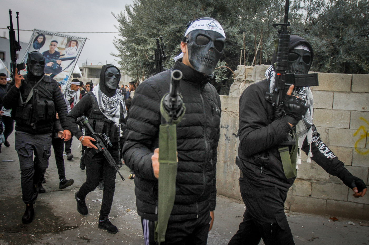 מפחיד? החמושים של "חטיבת בלאטה" במצעד צבאי