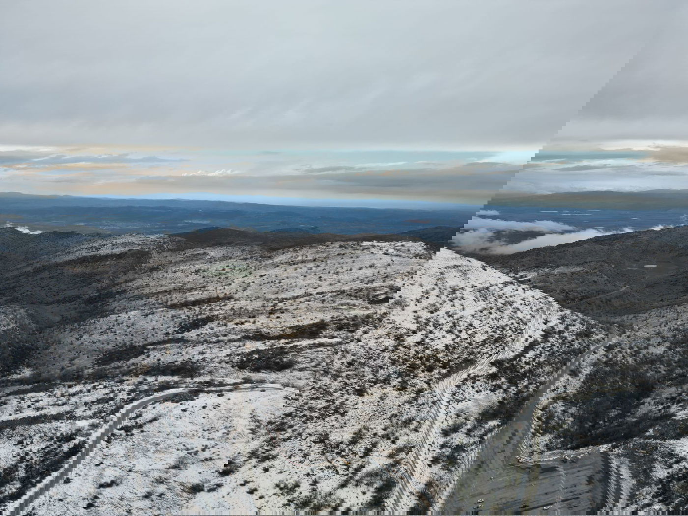 שיטפון בנחל אוג, הבריכות שהתמלאו והשלג בחרמון | תיעודים