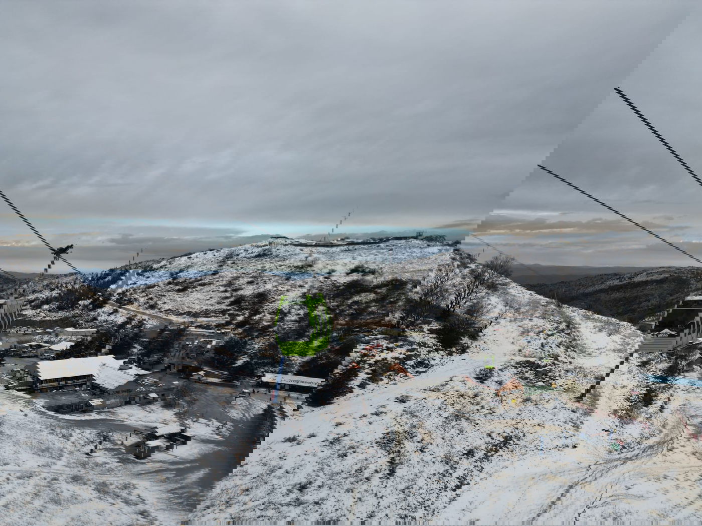 שיטפון בנחל אוג, הבריכות שהתמלאו והשלג בחרמון | תיעודים