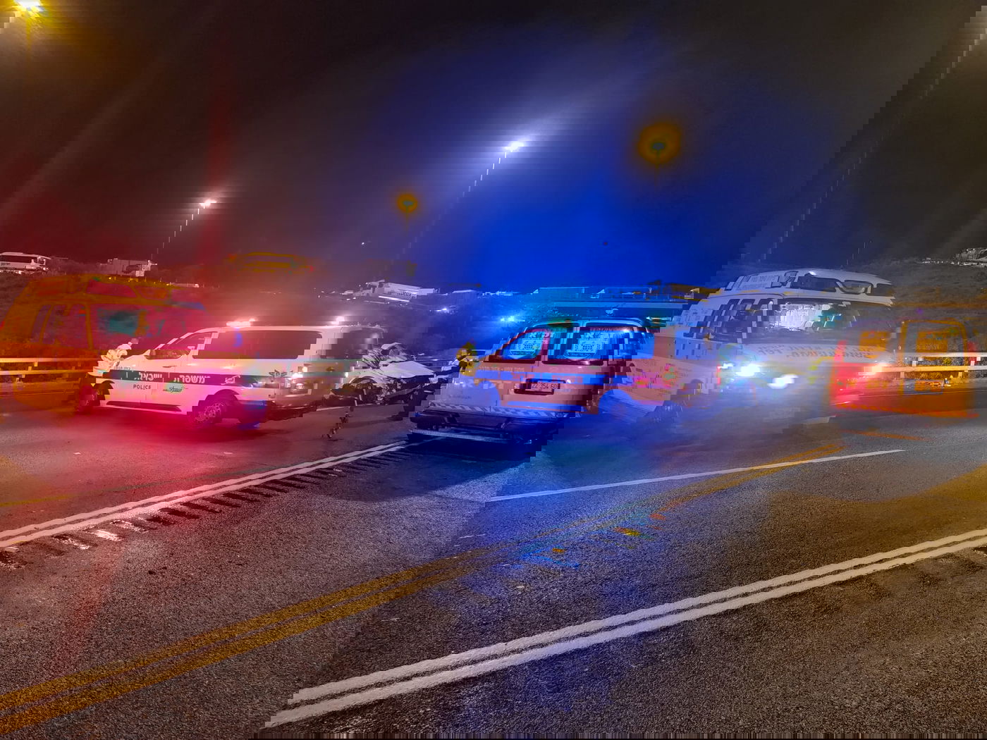 זירת התאונה הקשה