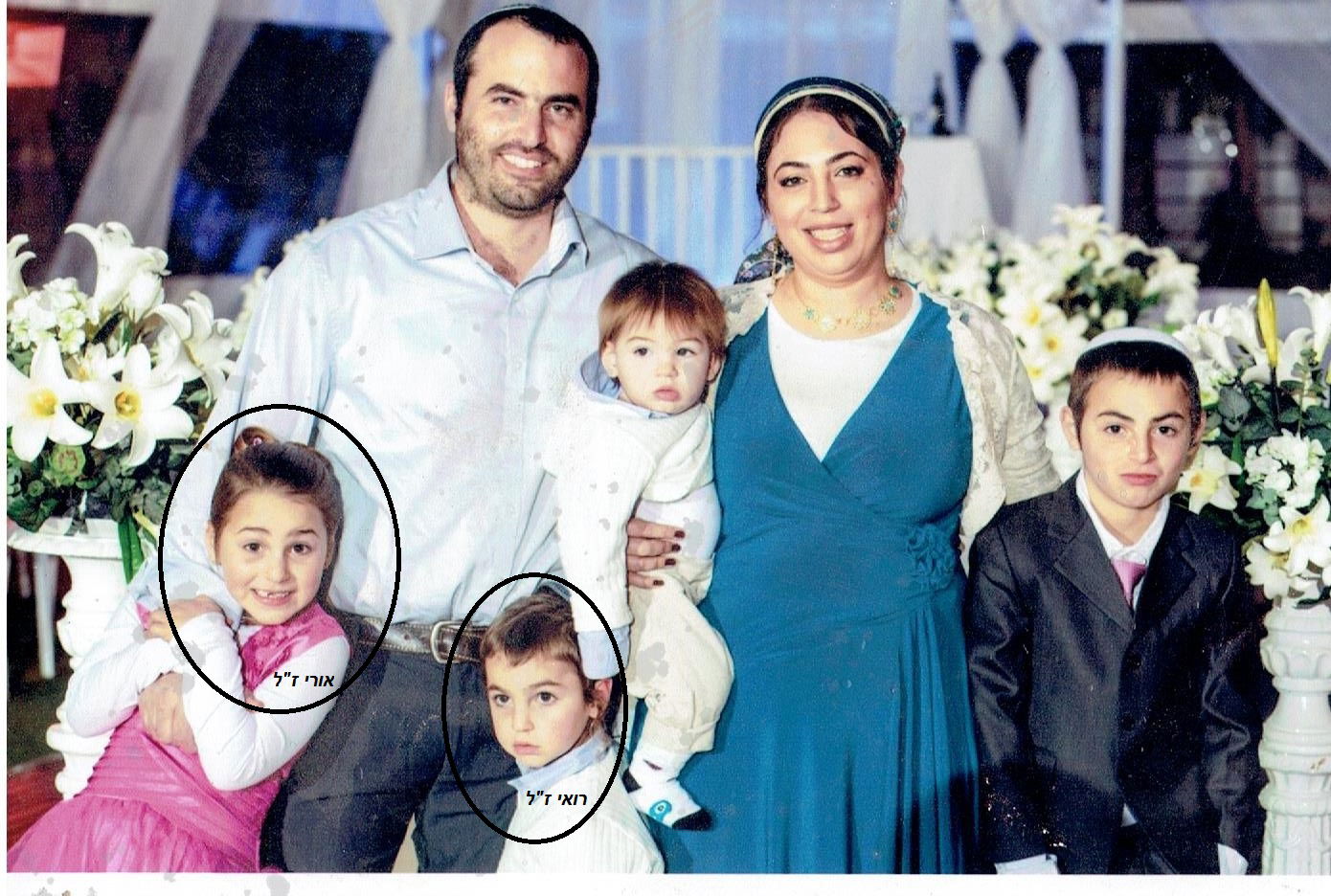 משפחת ליפניק עם חלק מילדיהם