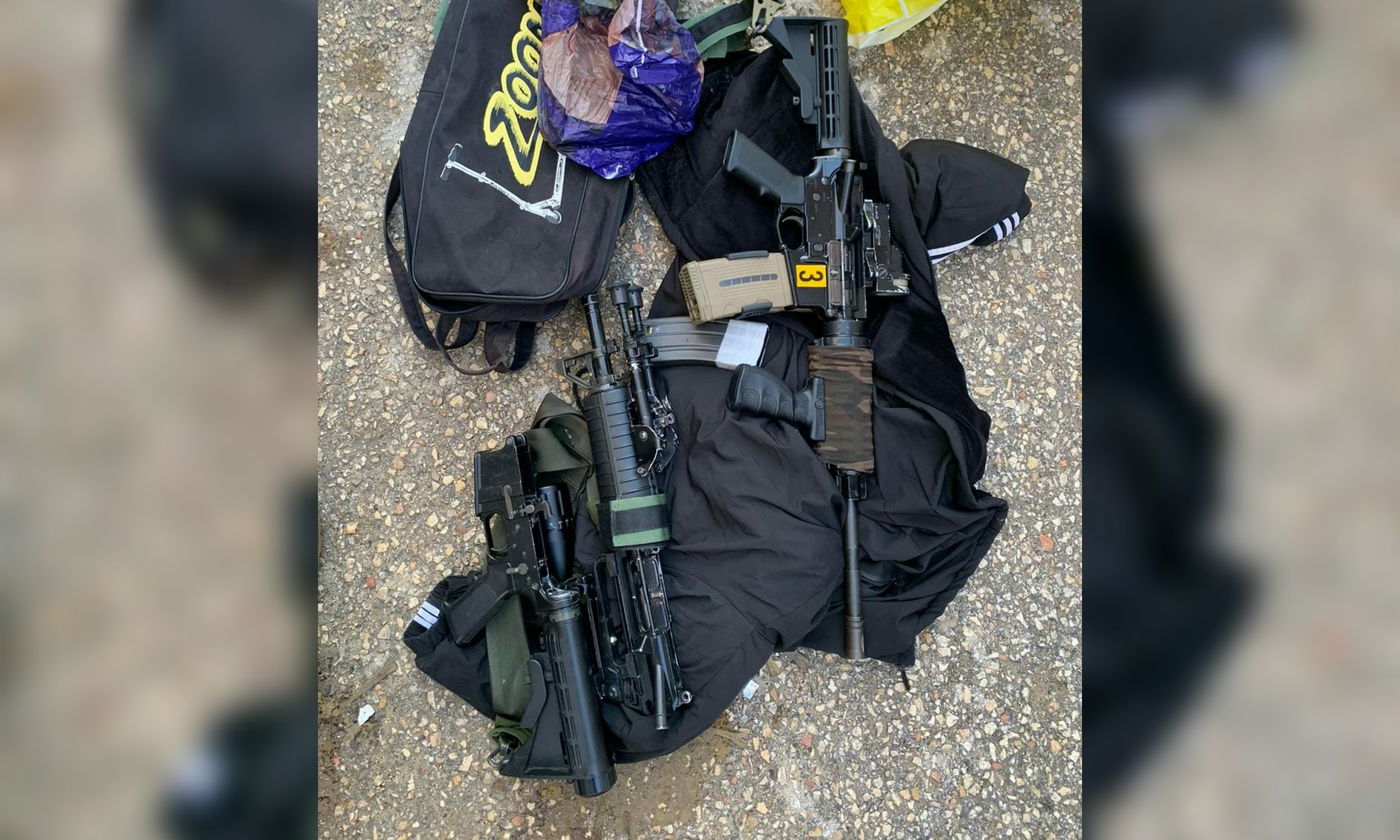 הנשקים שנתפסו