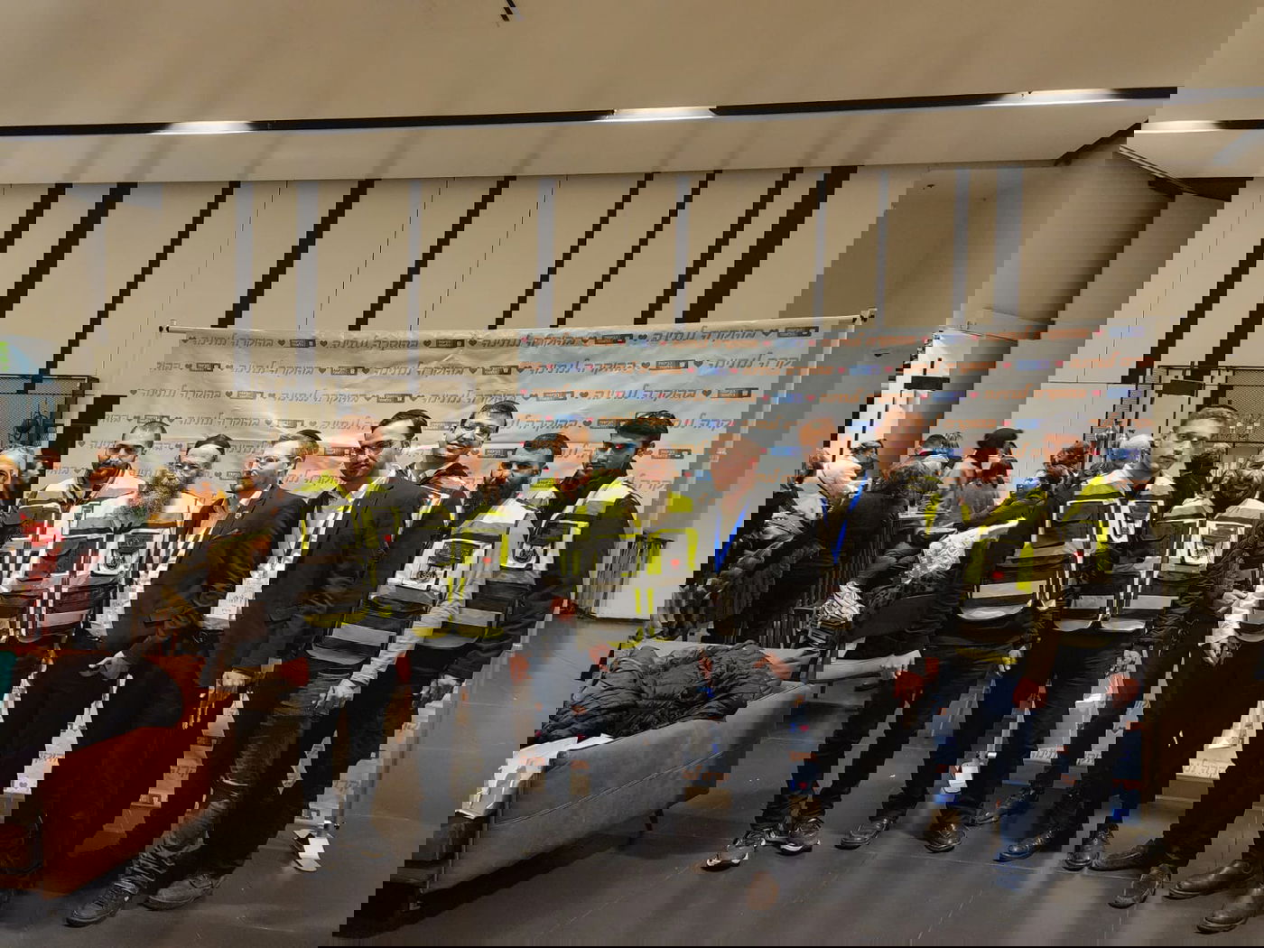 נציגי 'יחידה 360' - השתתפו בערב ההוקרה למתנדבים של הביטוח הלאומי