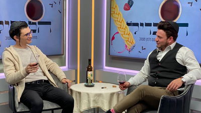 שלומי ברנשטיין לצד זלמן שטוב