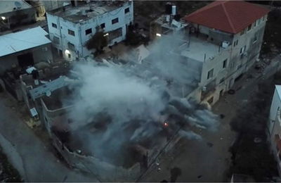 רגעי פיצוץ בית המחבלים