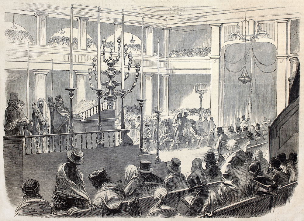 בית כנסת עתיק. אילוסטרציה