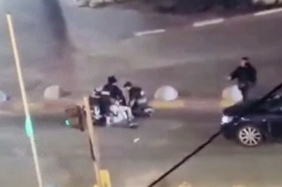 צפו ברגעי המעצר: כך גנב הרכב נתפס "על חם"