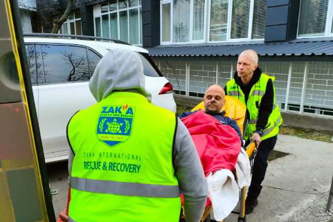 החייל שנפצע מועבר לקייב