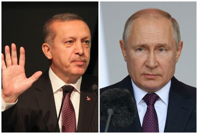 ארדואן לפוטין: "קורא לך לנצור את האש באופן חד צדדי"